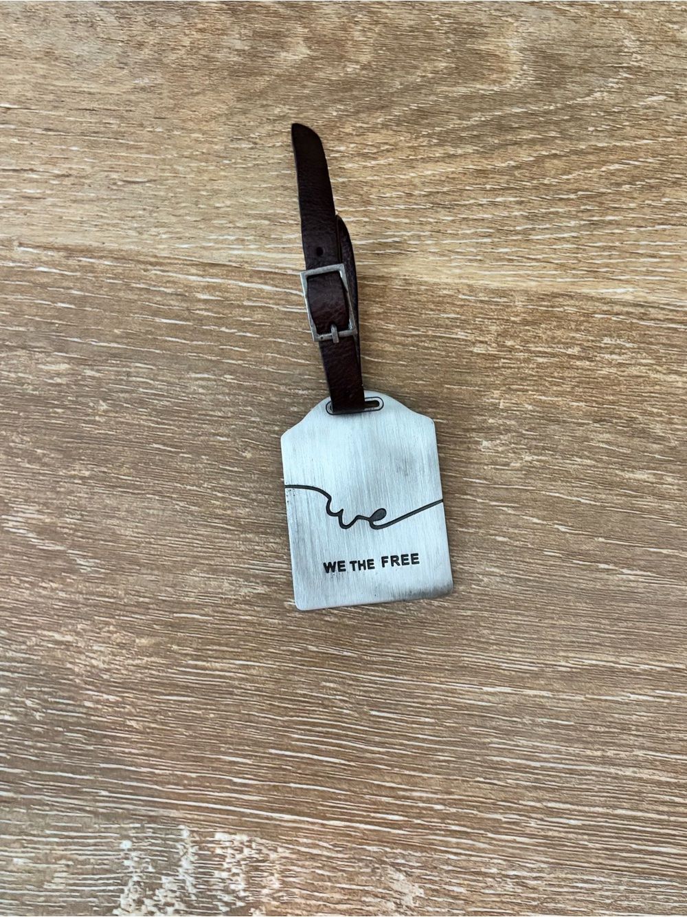 We the Free Emerson Tote Bag Charm Brown Strap